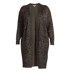 Cardigan Midweight Sea Turtle Leopard Print